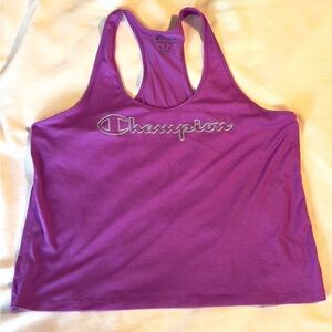 Champion Vibrant Purple Racerback Tank Size XL